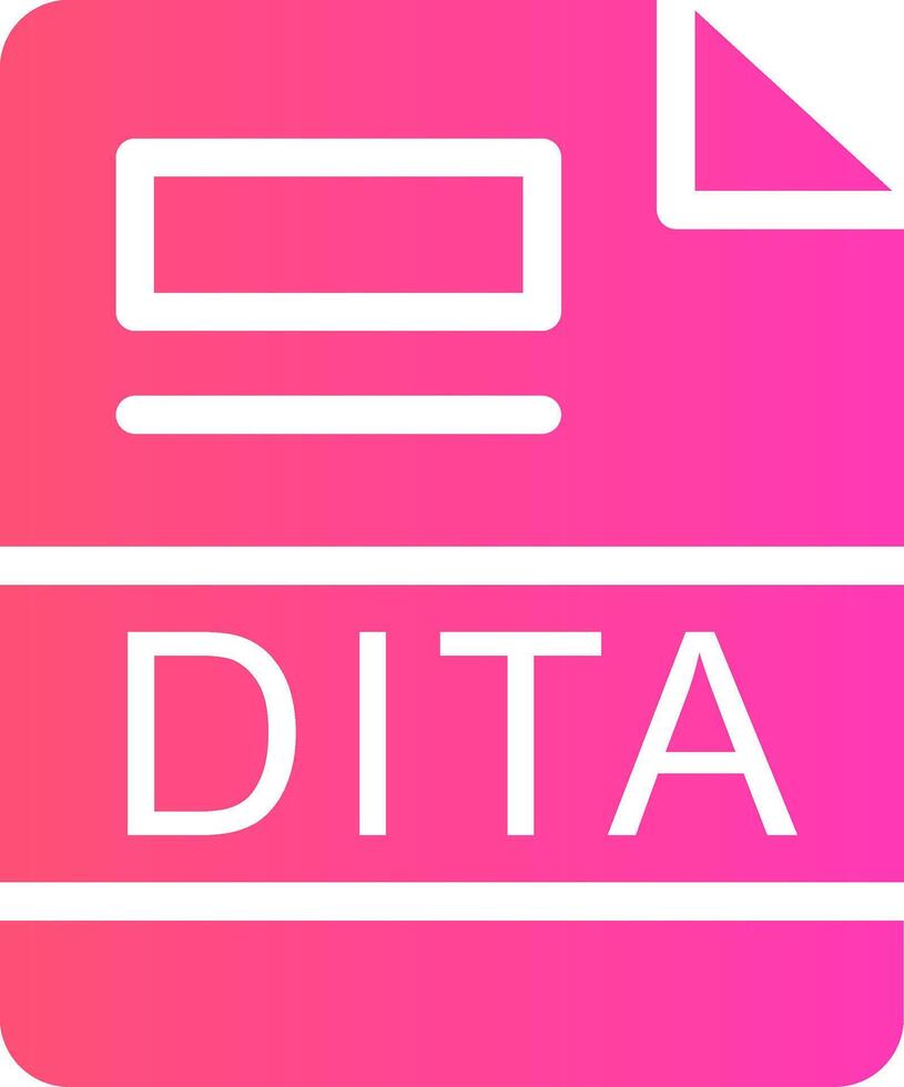 DITA Creative Icon Design vector