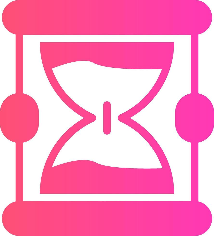 diseño de icono creativo de reloj de arena vector