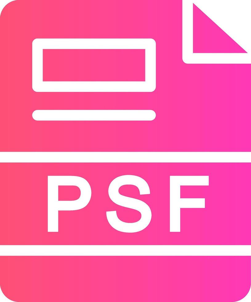 PSF Creative Icon Design vector