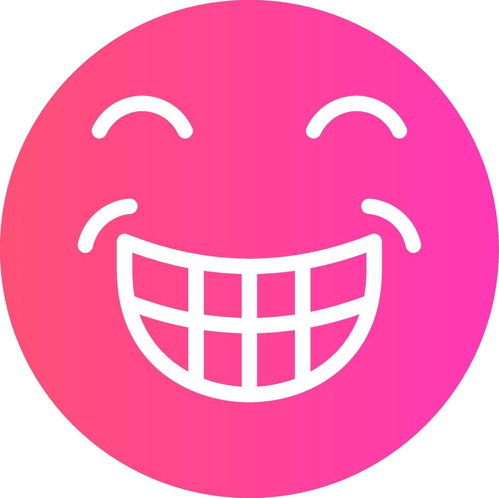 Grin Creative Icon Design vector