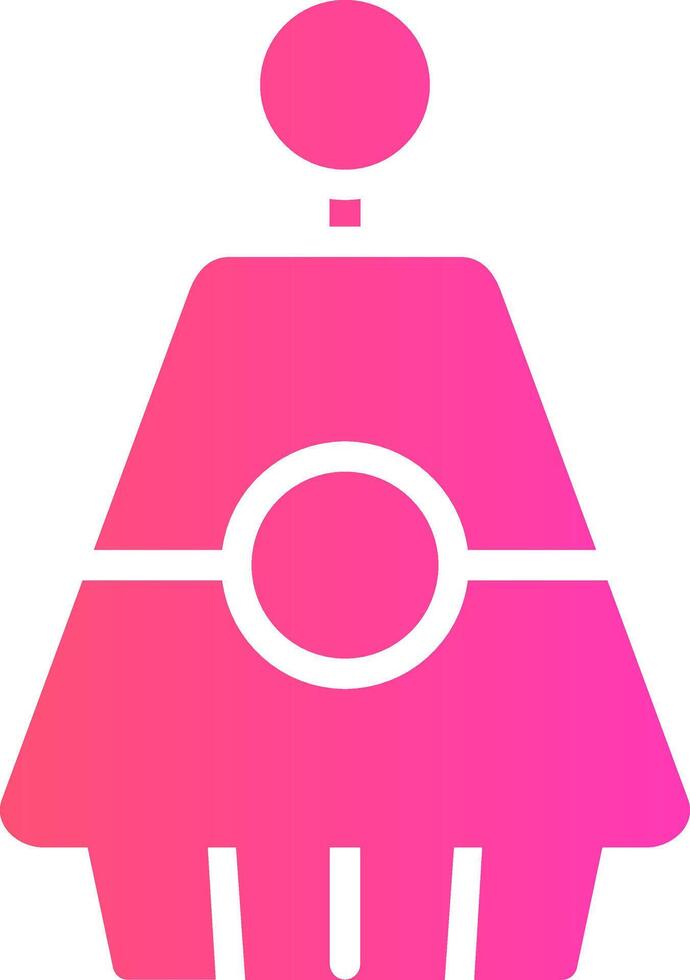 glyph Gradient Design vector