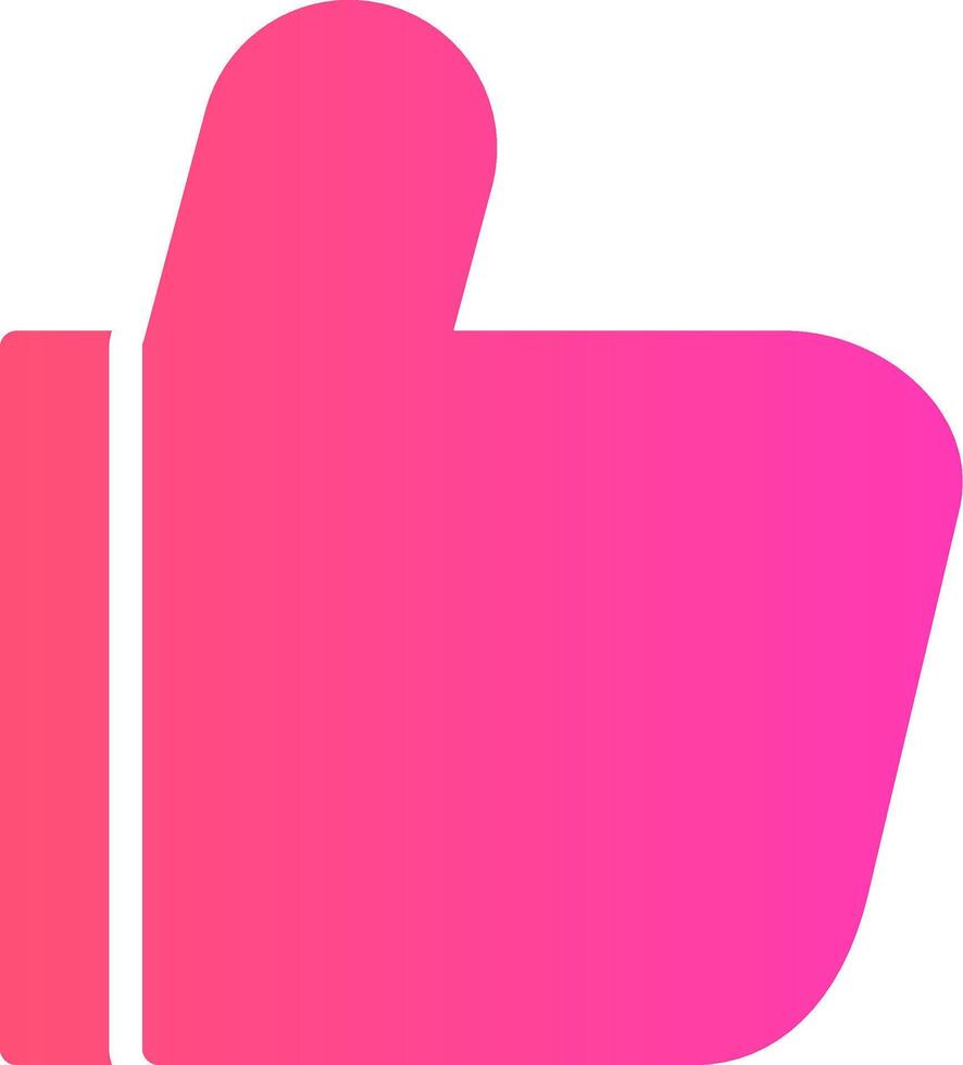 Thumbs-Up Creative Icon Design vector