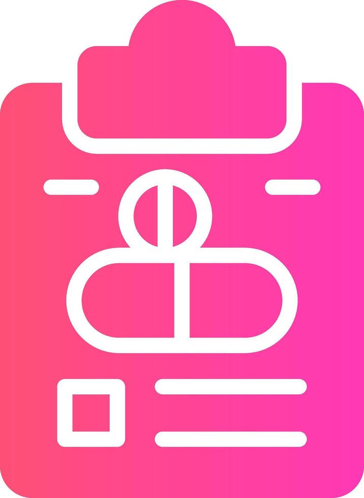glyph Gradient Design vector