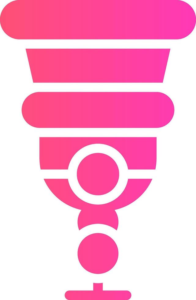 glyph Gradient Design vector