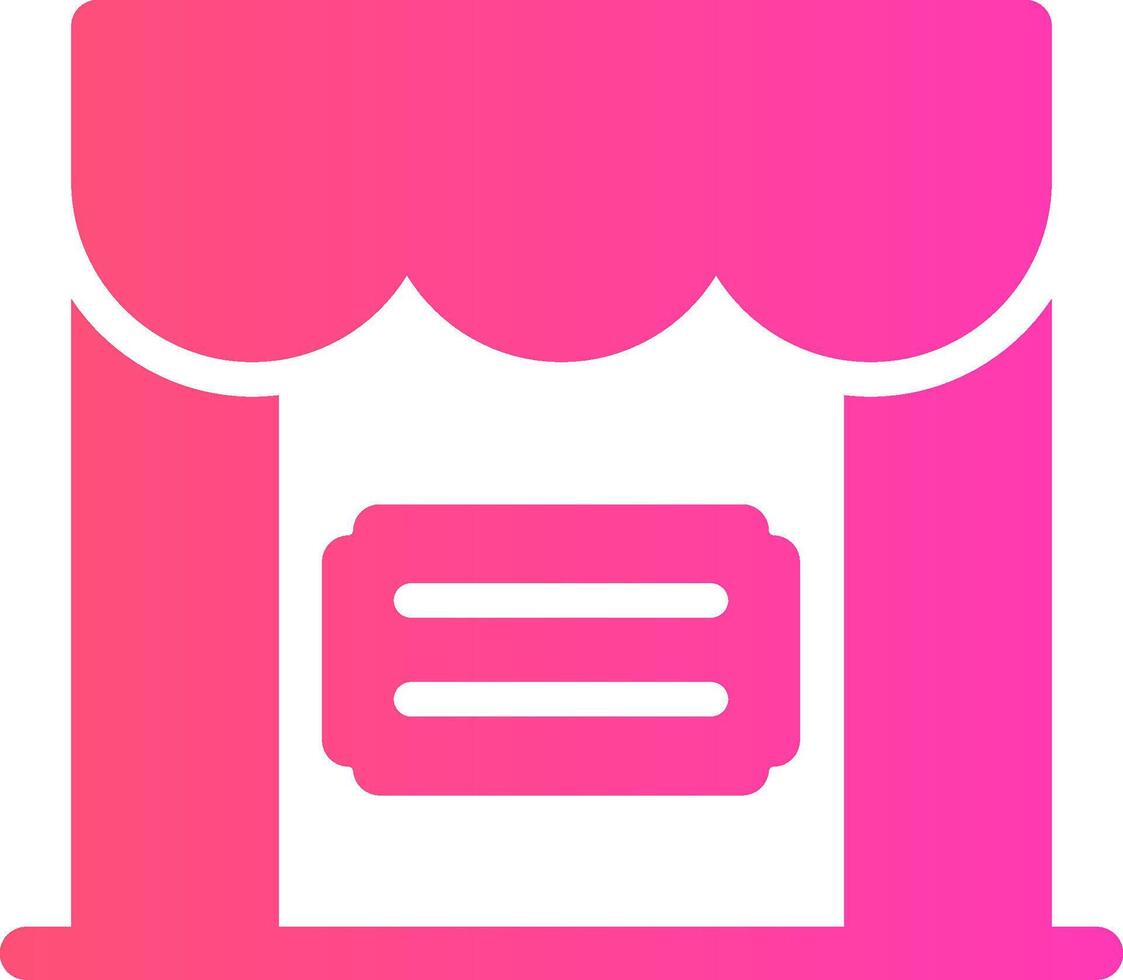 Ticket Office Creative Icon Design vector