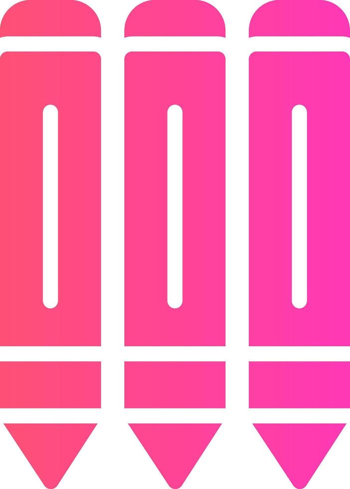 glyph Gradient Design vector