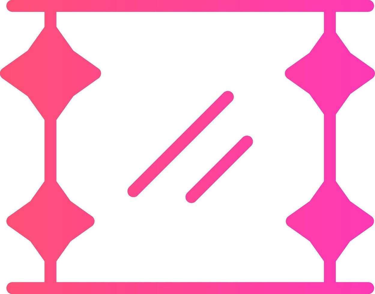 glyph Gradient Design vector