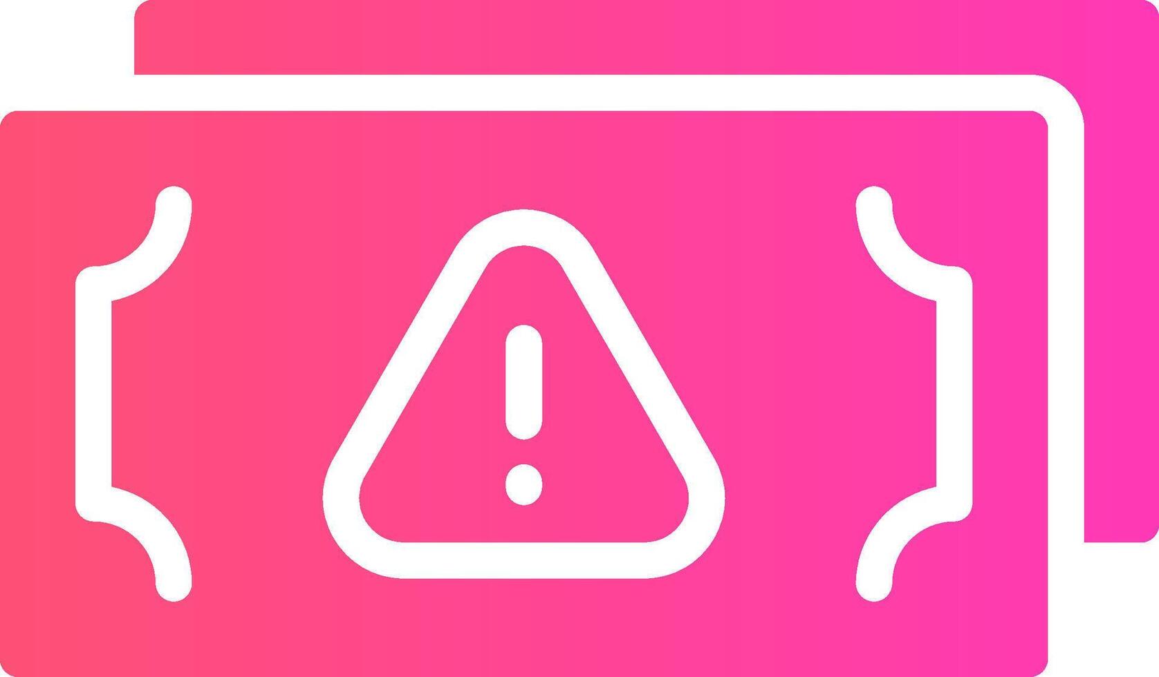 glyph Gradient Design vector