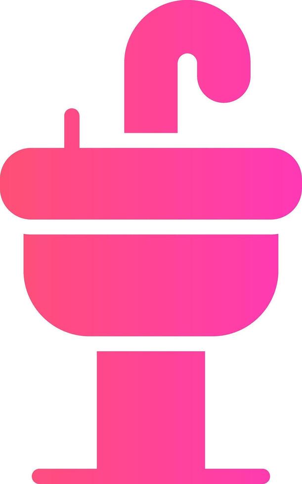 glyph Gradient Design vector