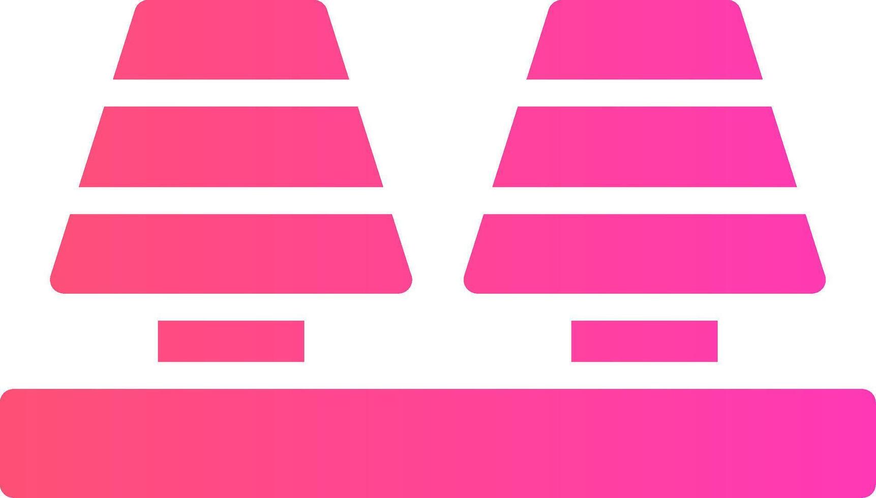 glyph Gradient Design vector