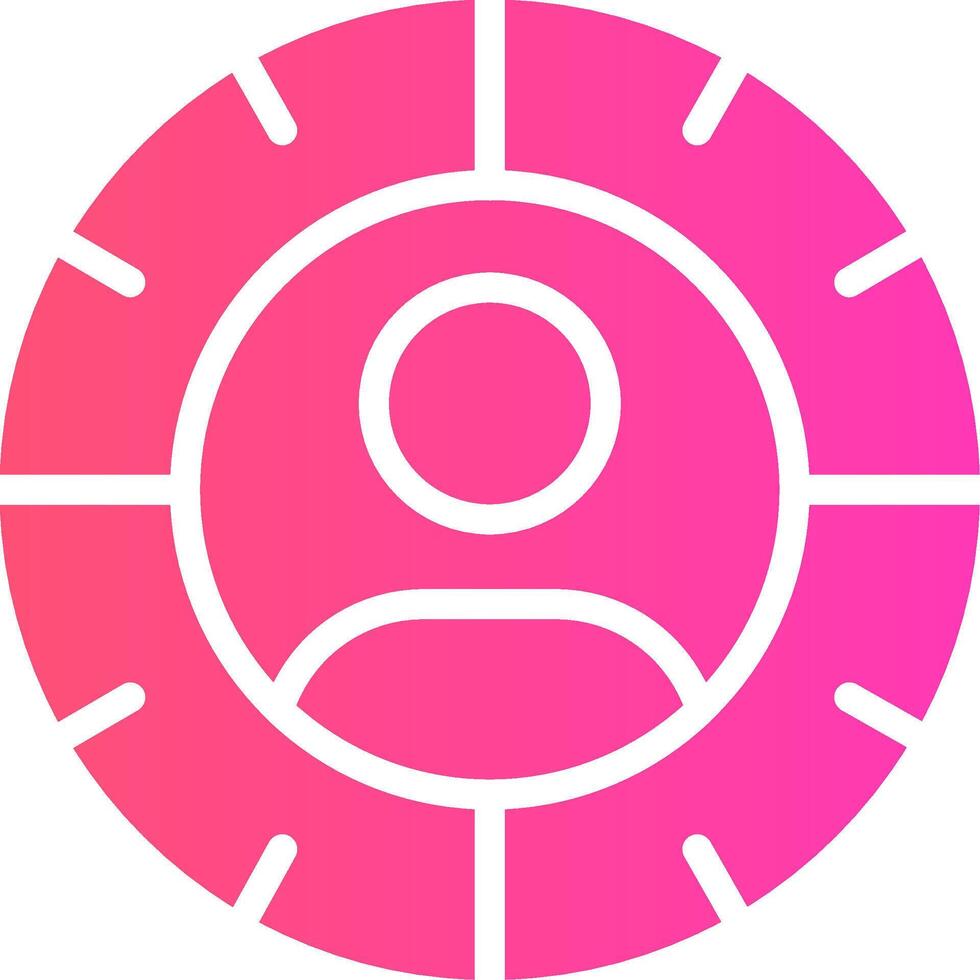 Target Audience Creative Icon Design vector