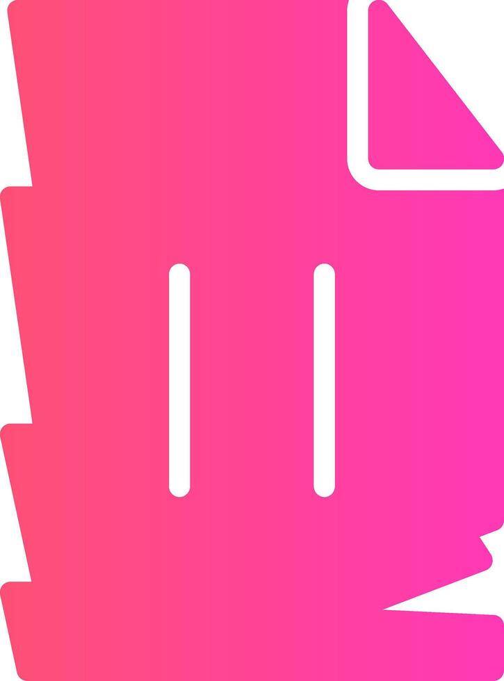 glyph Gradient Design vector