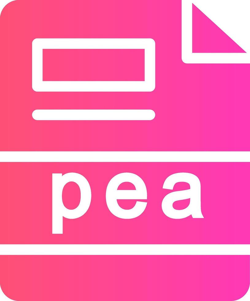 pea Creative Icon Design vector