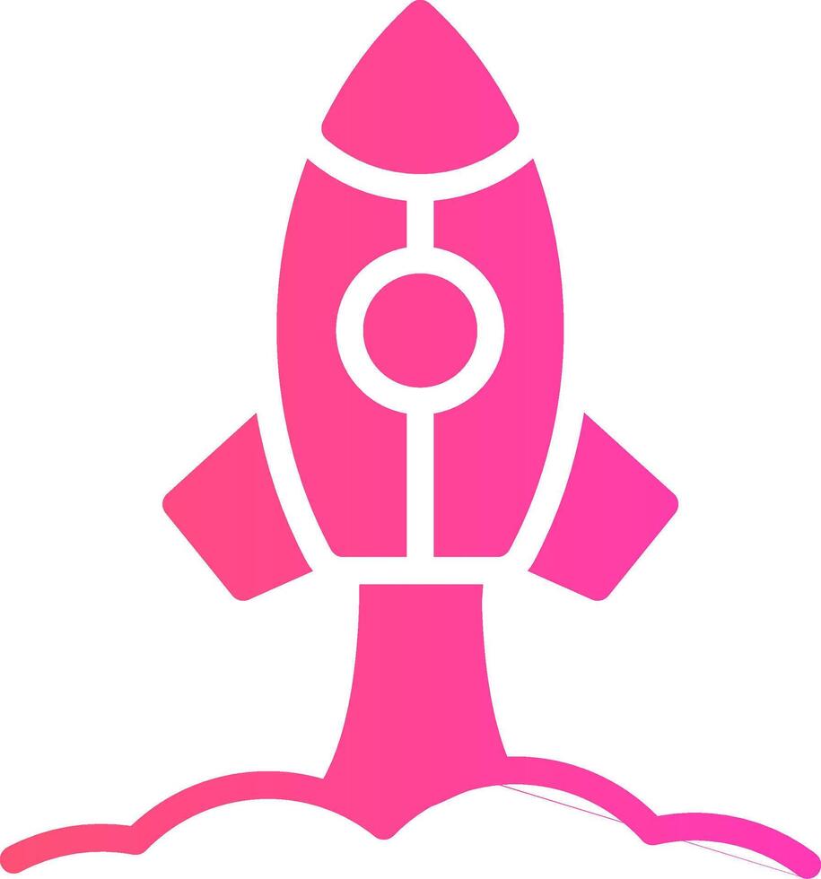 Spaceship Creative Icon Design vector