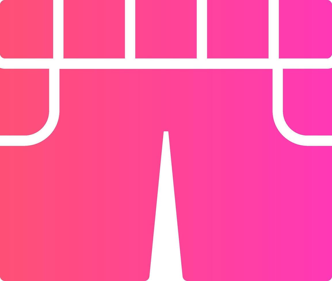 diseño de icono creativo de pantalones vector