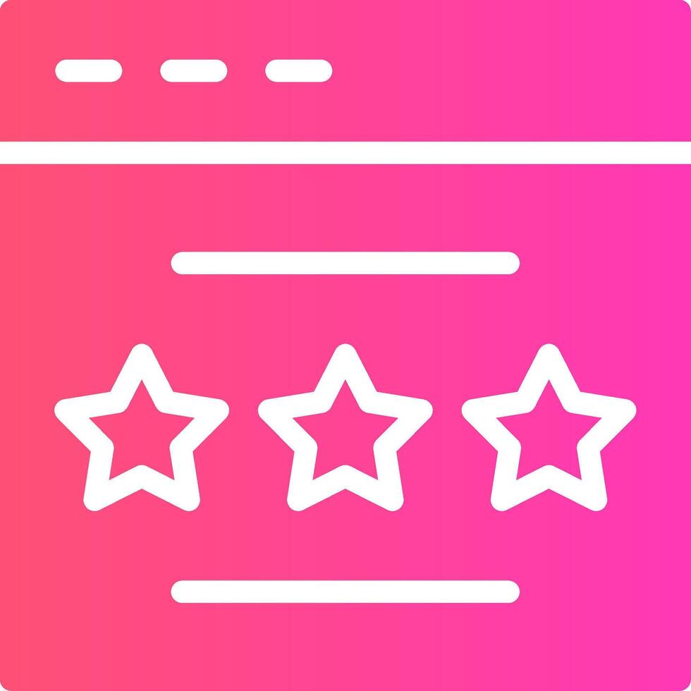 Rating Creative Icon Design vector