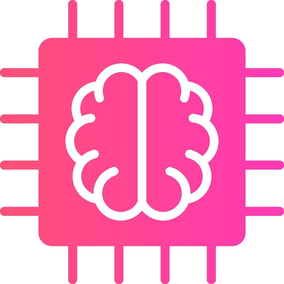 Super Brain Creative Icon Design vector