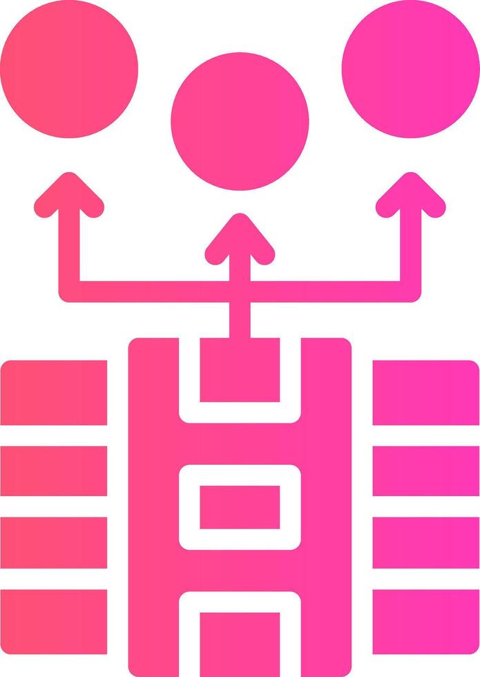 Crowdfunding Creative Icon Design vector