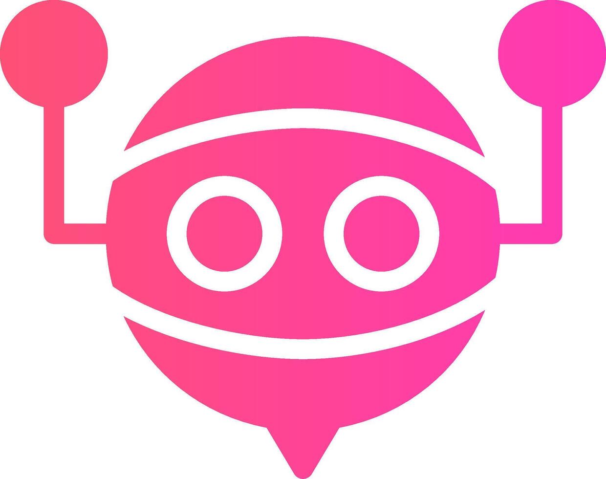 Virtual Assistant Creative Icon Design vector