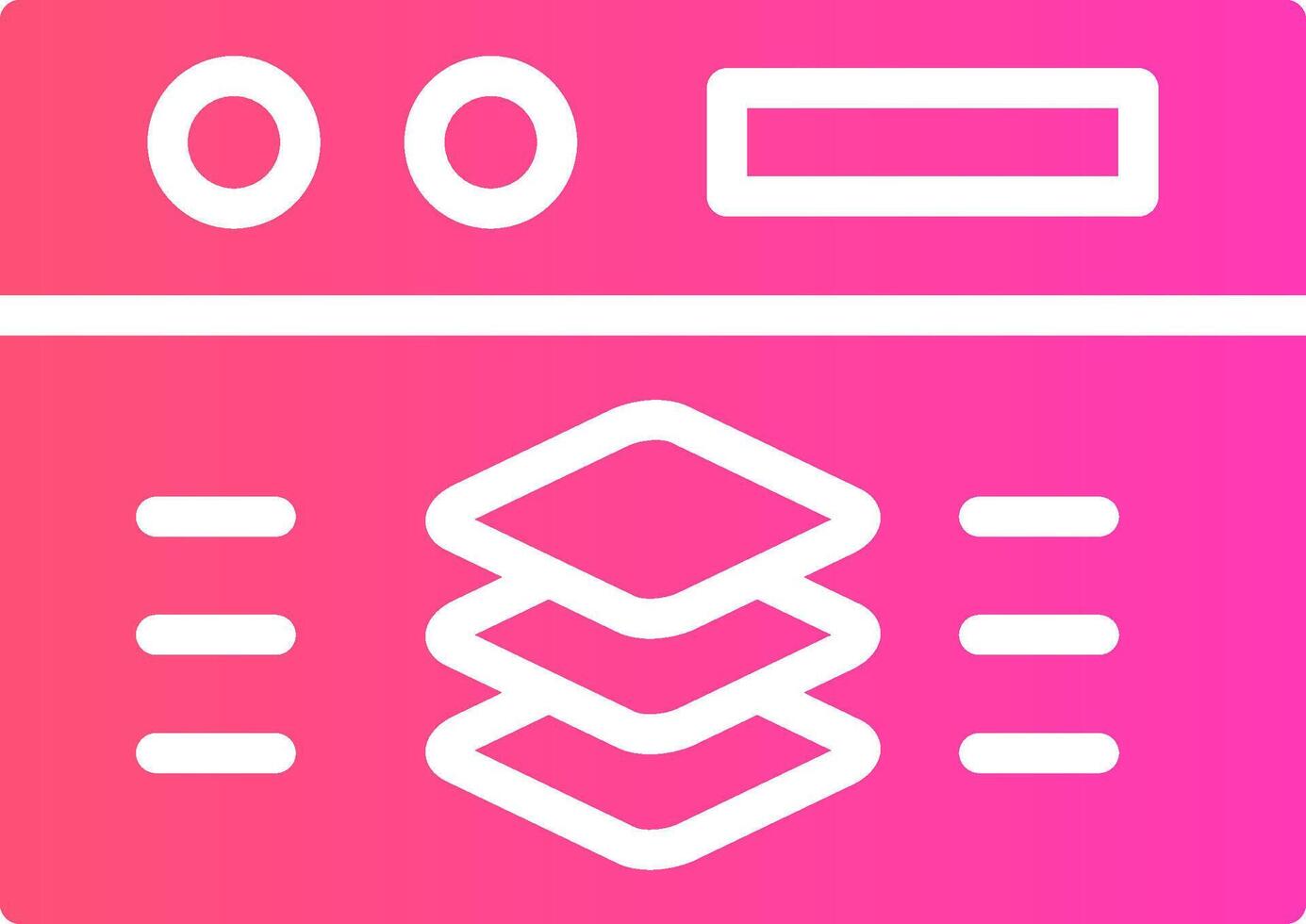 Full Stack Developer Creative Icon Design vector