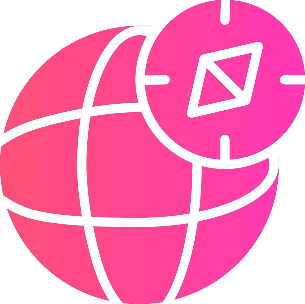 glyph Gradient Design vector