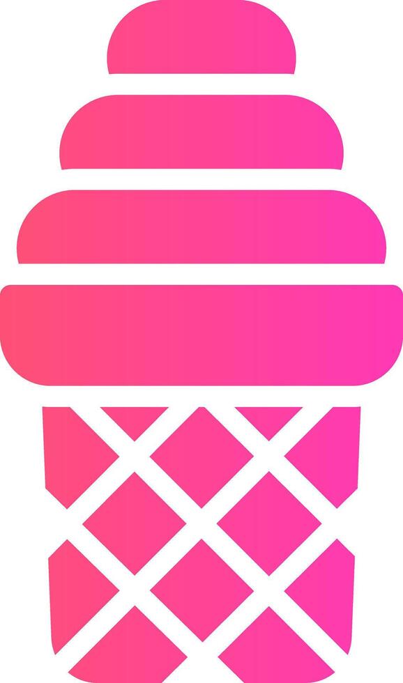 glyph Gradient Design vector