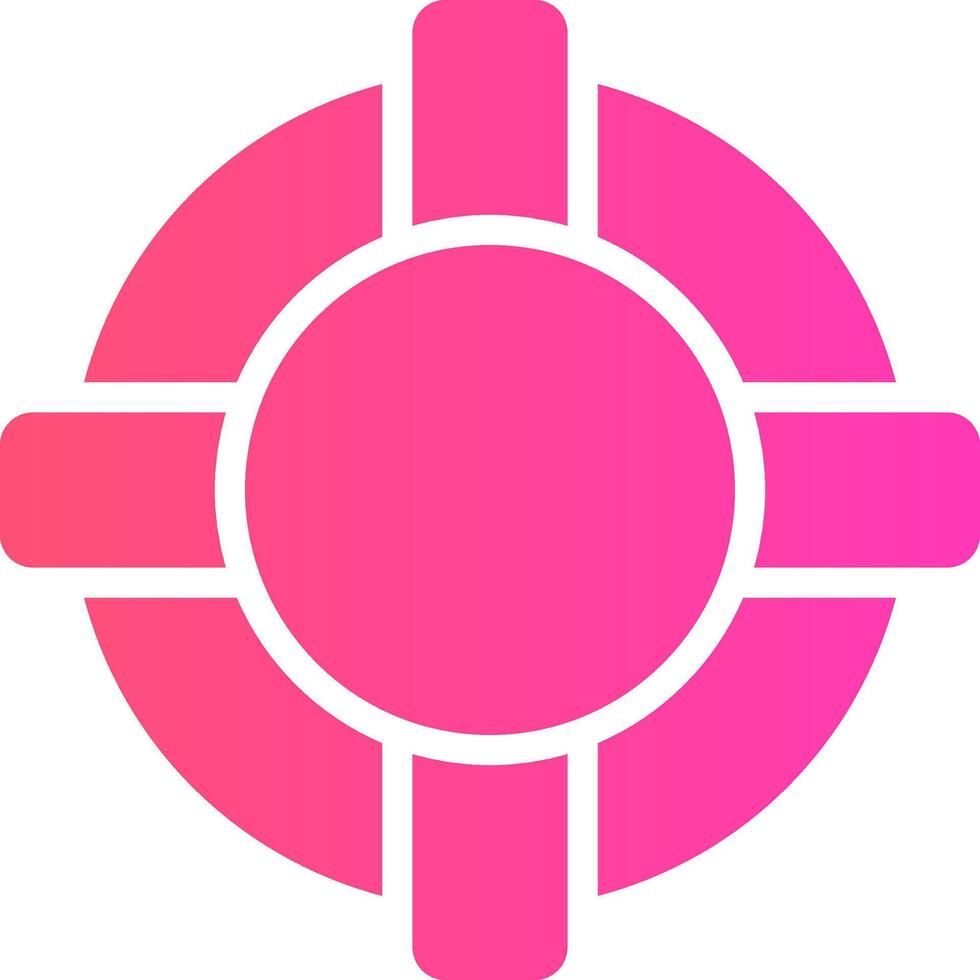 glyph Gradient Design vector