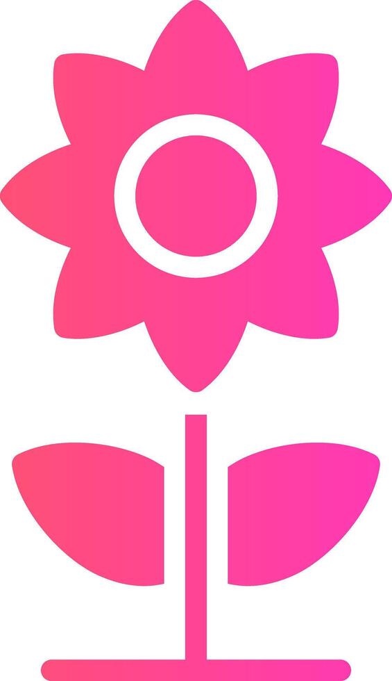 Sunflower Creative Icon Design vector