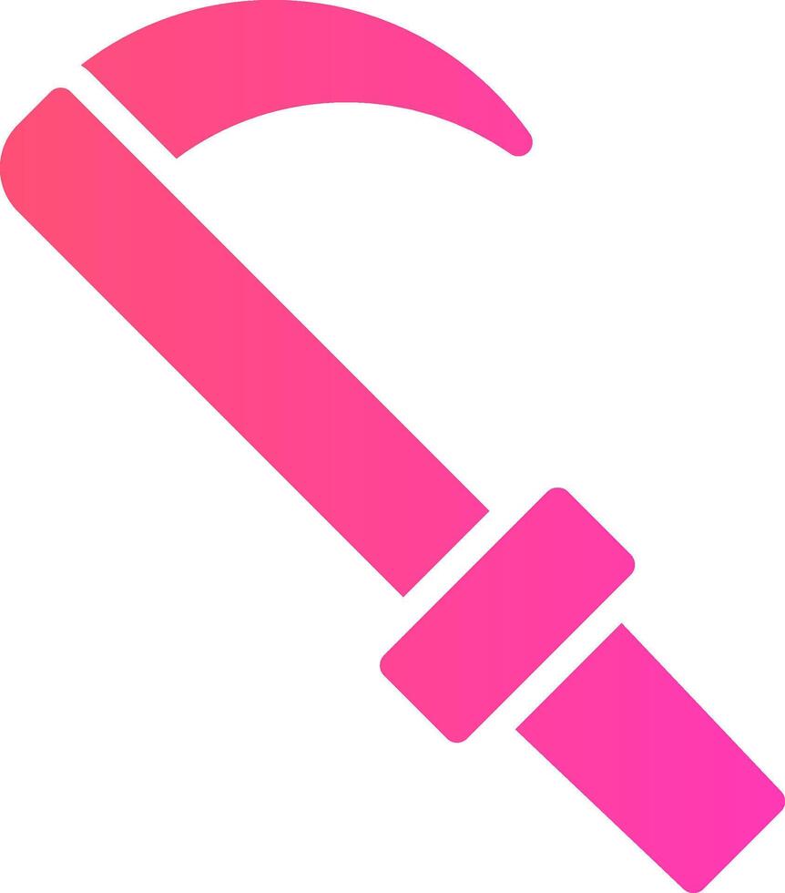 Scythe Creative Icon Design vector
