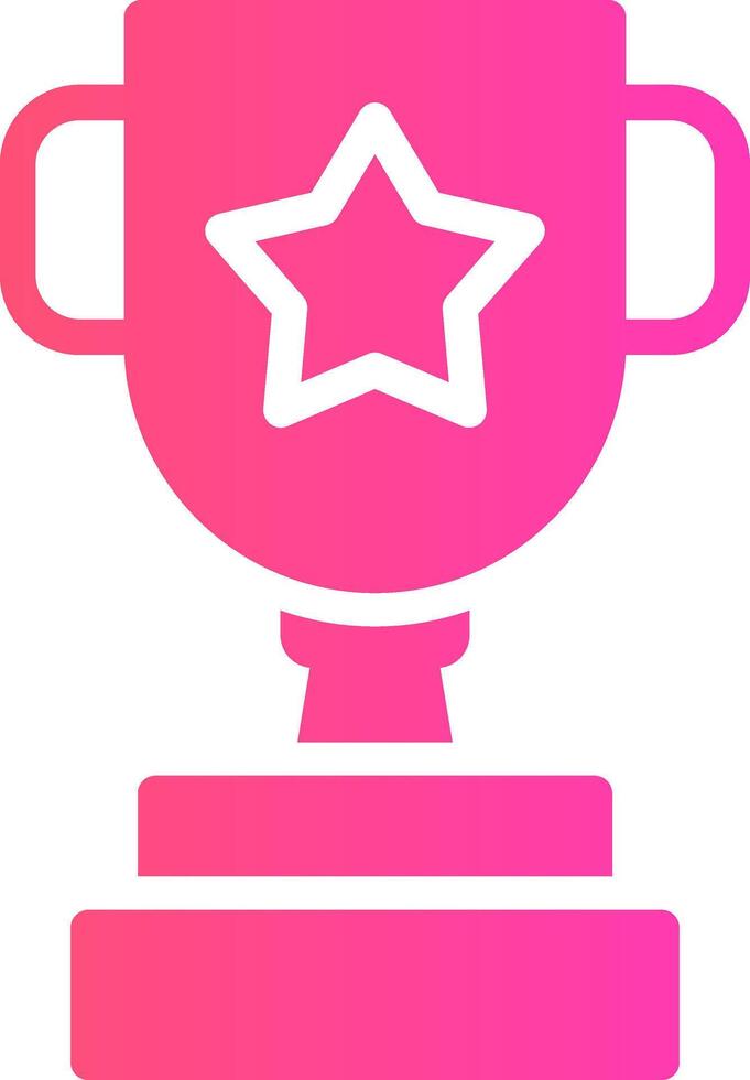 Trophy Creative Icon Design vector