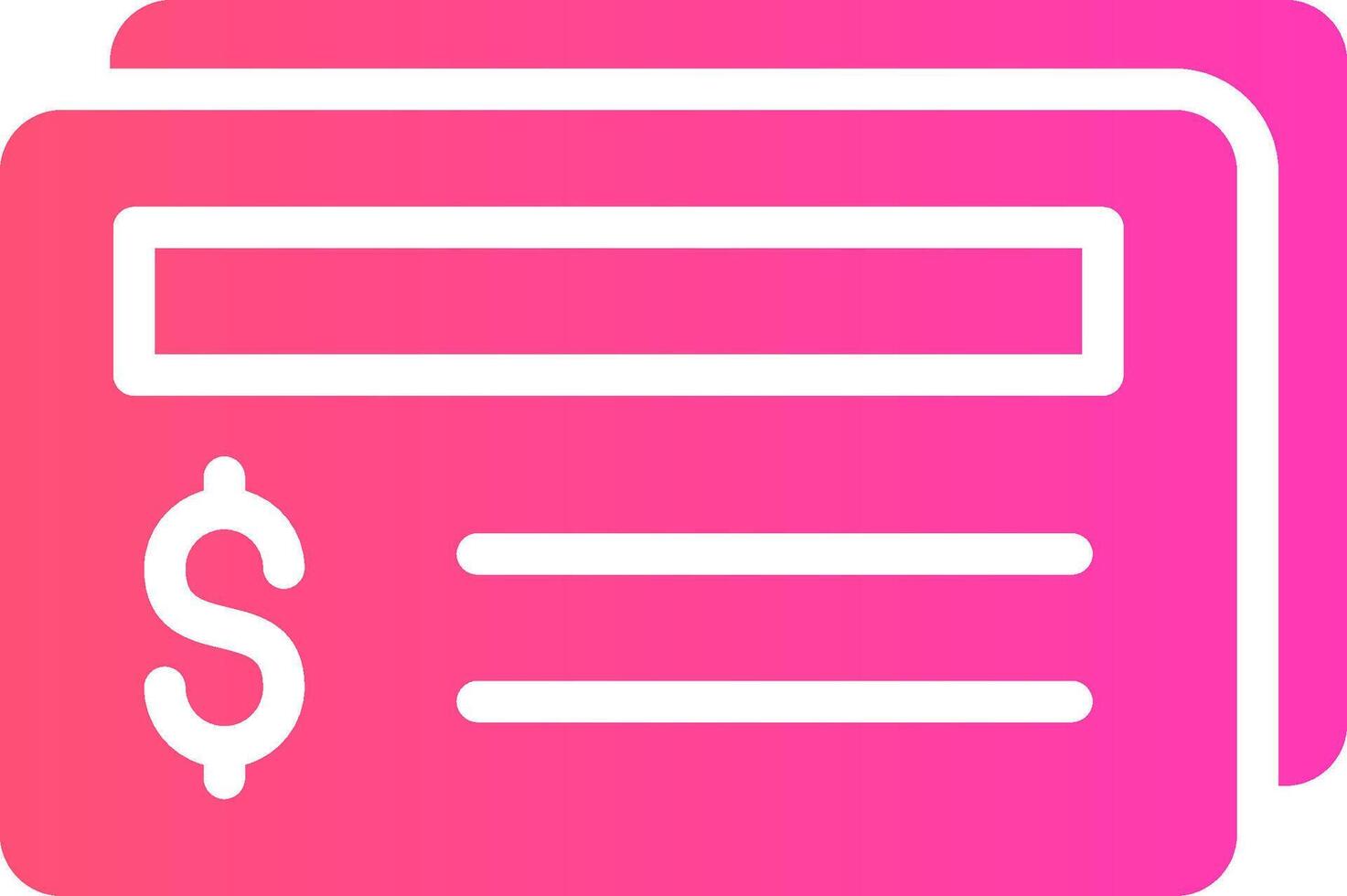 glyph Gradient Design vector