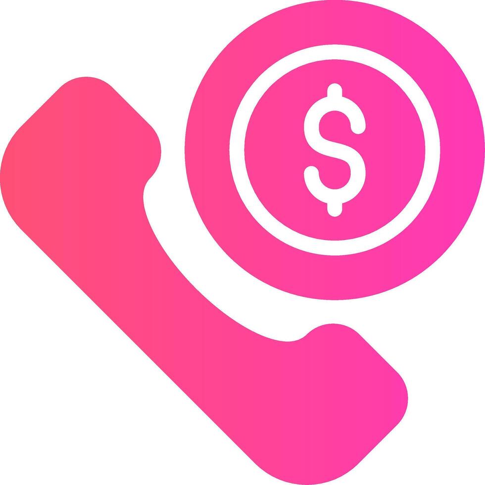 glyph Gradient Design vector