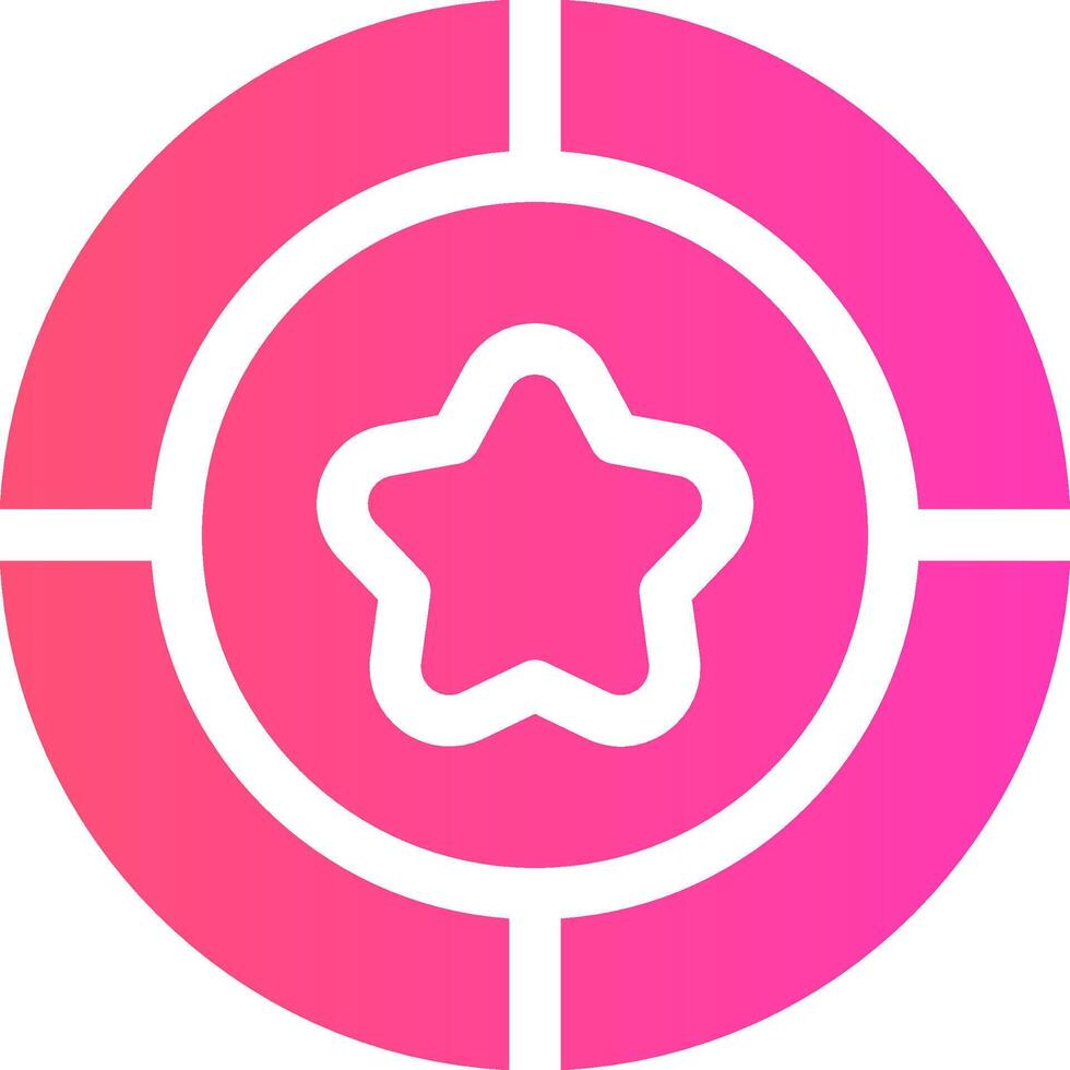 glyph Gradient Design vector