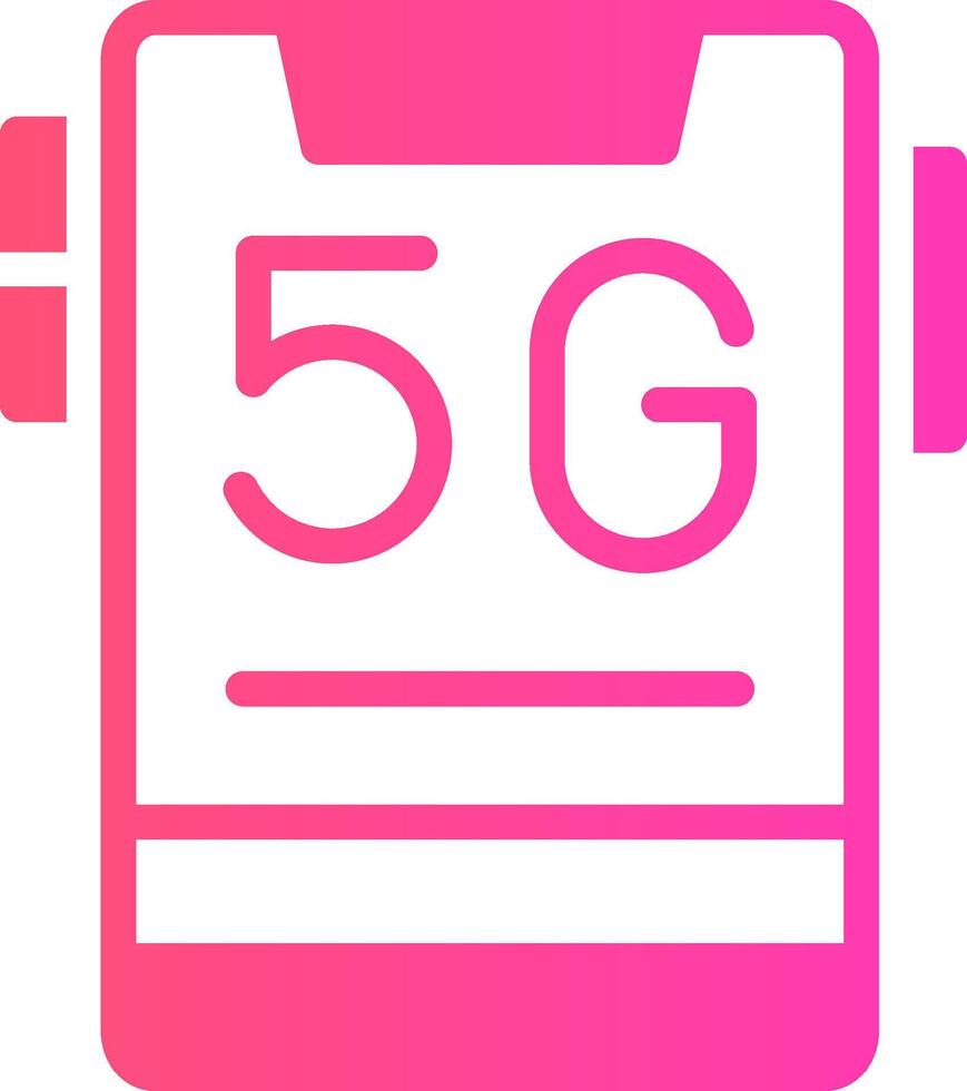 5G Creative Icon Design vector