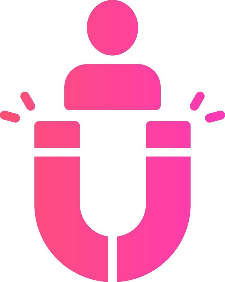 Magnet Creative Icon Design vector
