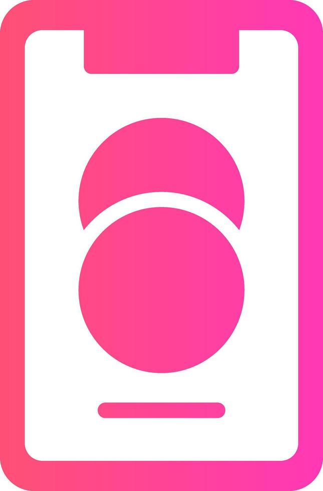 glyph Gradient Design vector