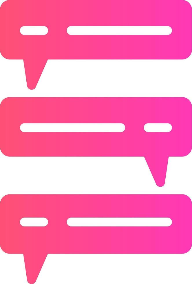 glyph Gradient Design vector