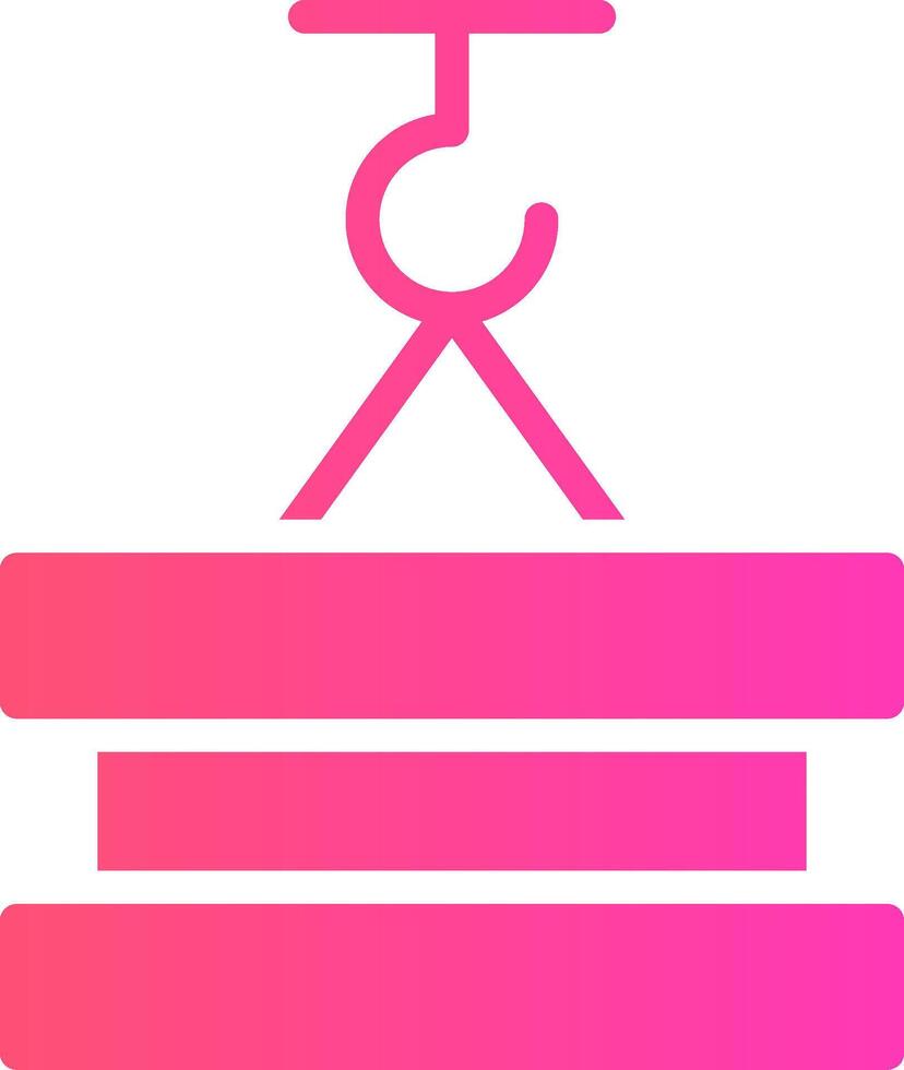 glyph Gradient Design vector