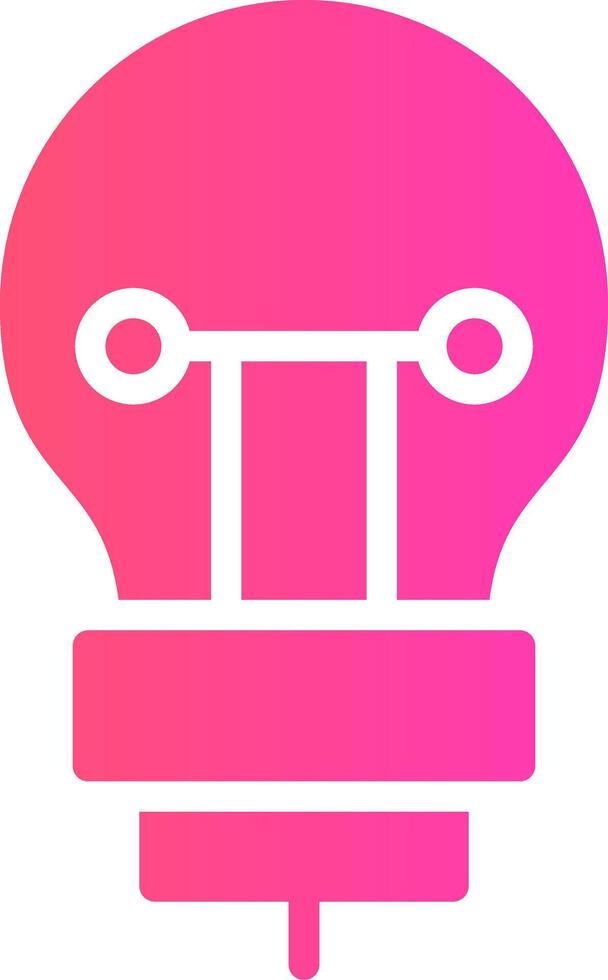 Bulb Creative Icon Design vector