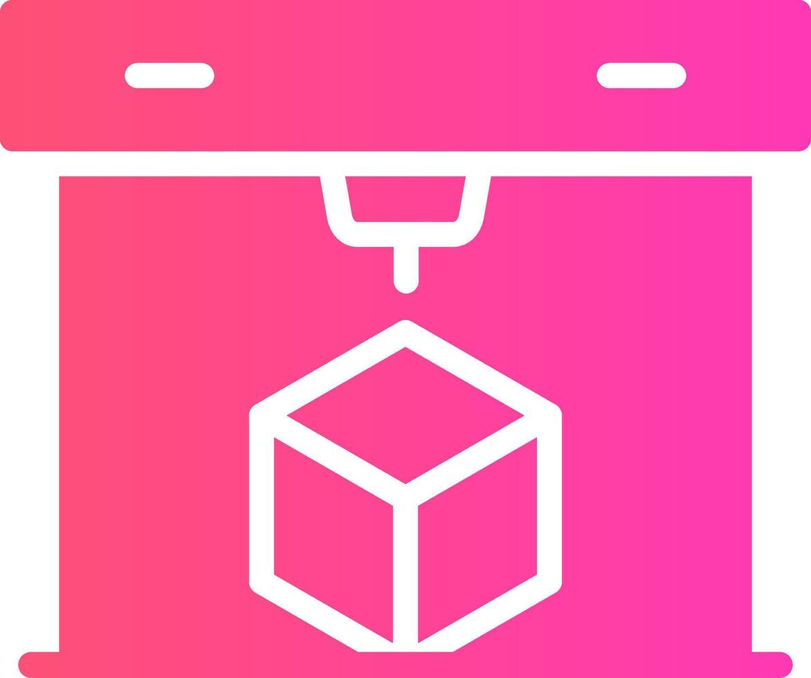 glyph Gradient Design vector