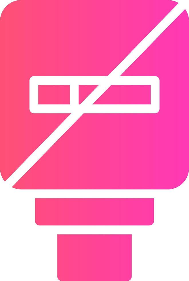 No Smoking Creative Icon Design vector