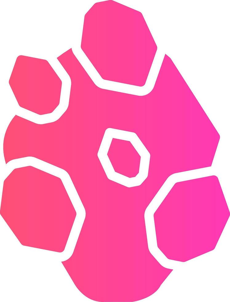 mineral creativo icono diseño vector