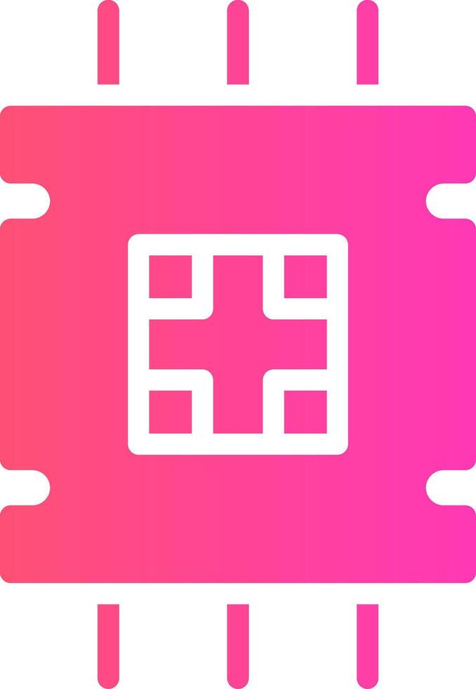 glyph Gradient Design vector