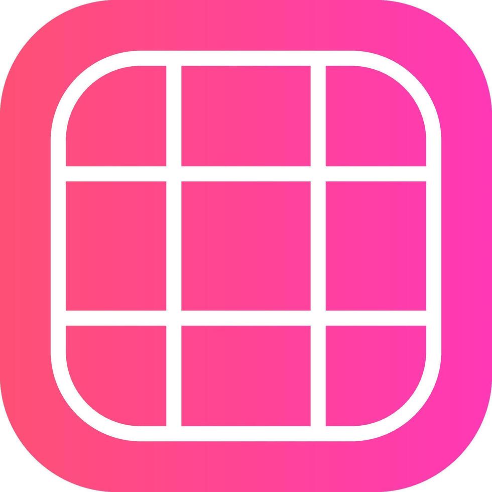 Grid Creative Icon Design vector