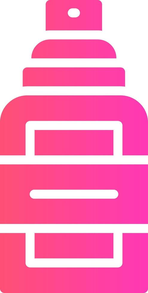 Hair Spray Creative Icon Design vector