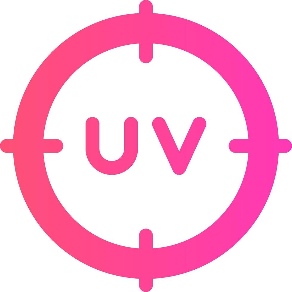 glyph Gradient Design vector