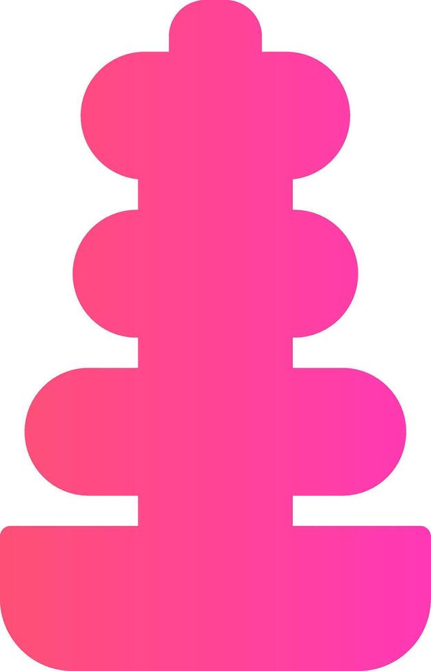 glyph Gradient Design vector