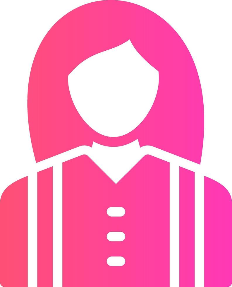 Actress Creative Icon Design vector