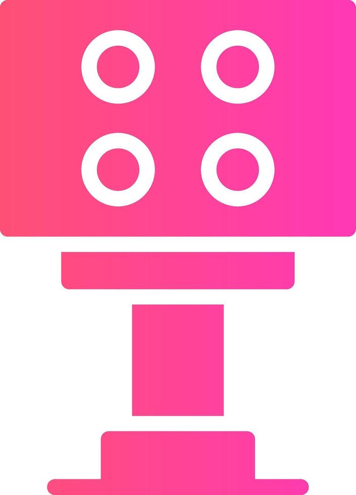 glyph Gradient Design vector