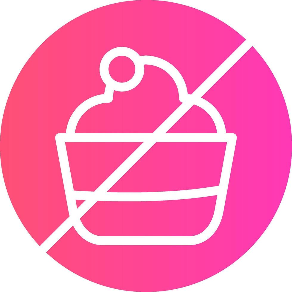glyph Gradient Design vector